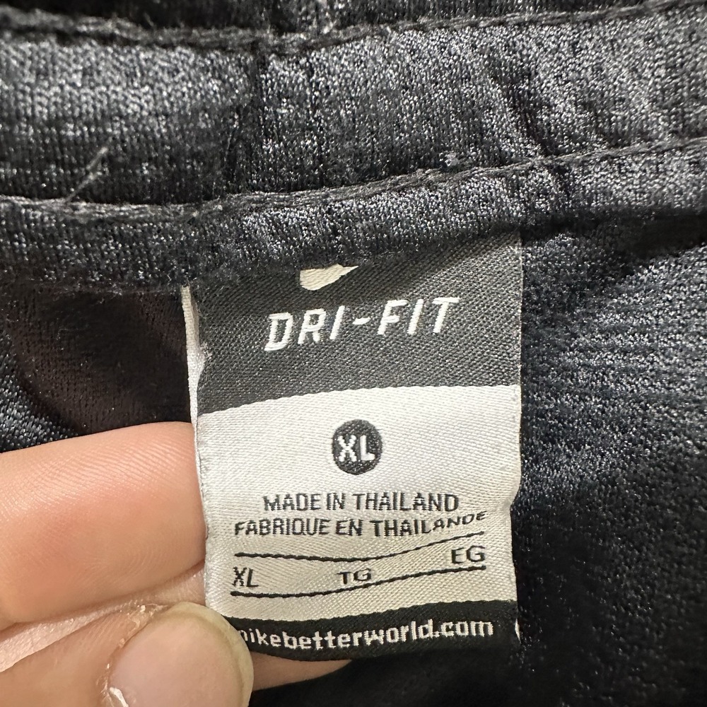 Nike Men's‎ Cash Pant Warm-Up Dri-Fit Athletic Black/Grey 586224-011 - Picture 5 of 12